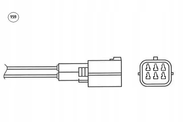 LAMBDA SENSOR 93269 NGK MAZDA 6 6 STATION WAGON GH II Packaging status original