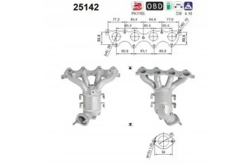CATALYST EURO EMISSION 5 25142 AS KIA CEE D