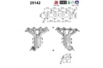 CATALYST EURO EMISSION 5 25142 AS KIA CEE D Packaging status original