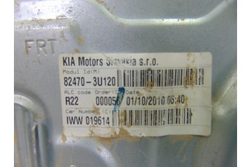 82470-3U120  ELEVALUNAS DELANTERO IZQUIERDO KIA SPORTAGE (SL) Concept 4x2 2010 82470-3U120 200346 KIA - 1