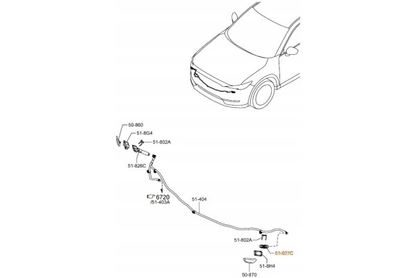 LAMP HEADLIGHT WASHER ACTUATOR LEFT MAZDA CX 5 KF ORIGINAL Packaging status original