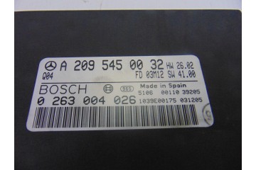 A2095450032  MODULO ELECTRONICO MERCEDES-BENZ CLK (BM 209) COUPE 270 CDI (209.316) 2005 A2095450032 206048 MERCEDES-BENZ - 1