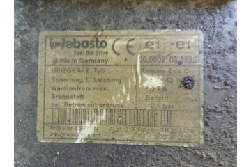 WEBASTO PARKING HEATER CONTROLLER MANUAL 66724C PETROL Car type passenger cars