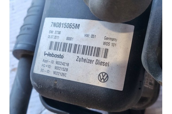 Parking heater Webasto Volkswagen Sharan 7N0815065M Catalog number of the part 7N0815065M