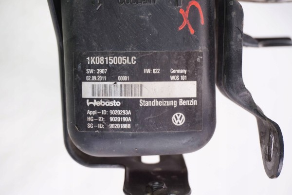 PARKING HEATER WEBASTO VW SKODA 1K0815005LC 9020190A Catalog number of substitutes 1K0819150A