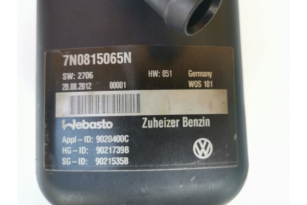 Webasto Thermo Top V VW Sharan 7N0815065N PETROL Product weight with unit packaging 5 kg