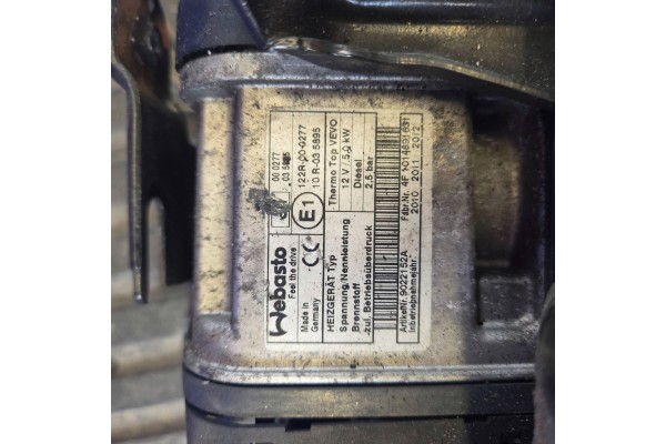 Parking heater Webasto Volkswagen Touran II 1K0815065AR 9022152A Car type passenger cars