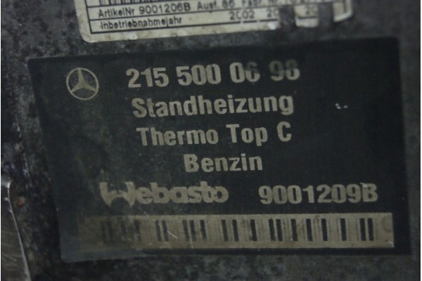 WEBASTO THERMOTOP 2155000698 MERCEDES CL W215 W220 Catalog number of the original 2155000698 A2155000698