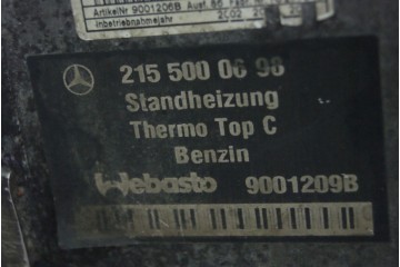 WEBASTO THERMOTOP 2155000698 MERCEDES CL W215 W220 Catalog number of the original 2155000698 A2155000698
