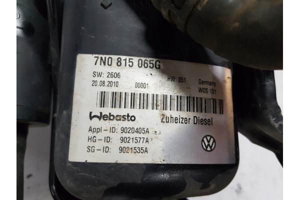 SEAT ALHAMBRA II 7N 10 15r SHARAN WEBASTO PARKING HEATER 7N0815065G Catalog number of the part 7N0815065G AUTO PIATEK