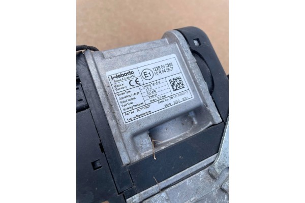 TOYOTA COROLLA E21 2018 WEBASTO PUMP 122R000258 3B1918480212 Catalog number of the part MTR7107