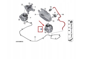 Soporte de Motor Izquierdo BMW 4 Coupé G22 8483785 22118483785