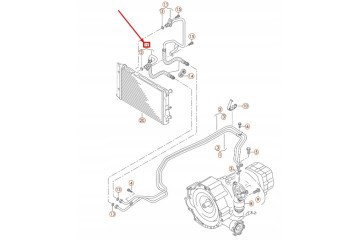 Tubo de Presión de Aceite de Transmisión AUDI A4 B8 8K0317825AC Orig
