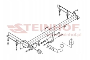 Screw on ball A tow bar STEINHOF STEO 140 Part manufacturer Steinhof