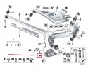 BMW X3 E83 Rear Left Trailing Arm Bracket 33303411877 3411877 Quality of parts according to GVO O original with manufacturer s l