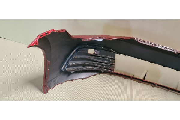 VW GOLF 8 STYLE 2019 2024 BUMPER FRONT NEW ORIGINAL KINGS RED LC3J Holes for parking sensors