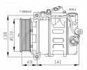 AIR CONDITIONING COMPRESSOR TYPE DENSO MB SPRINTER 06 VITO 06 3 0CDi Compressor ID 7SEU17C