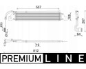 Oil cooler automatic transmission MAHLE CLC 288 000P Part manufacturer Mahle