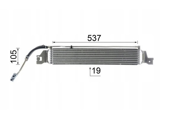 Oil cooler automatic transmission MAHLE CLC 288 000P Catalog number of the original OPEL 1302151 OPEL 13311081 VAUXHALL 13311081