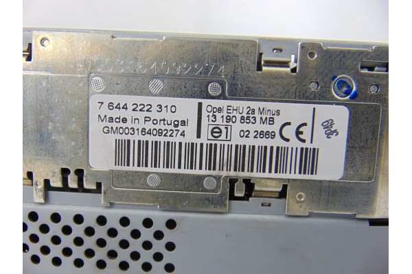 13190853  SISTEMA AUDIO / RADIO CD OPEL VECTRA C BERLINA Elegance 2006 13190853 189994 OPEL - 5