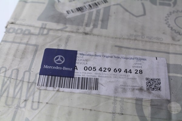 CONTROL VALVE MERCEDES A0054296944 Quality of parts according to GVO O original with manufacturer s logo OE