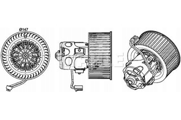 Mahle AB 151 000P Ventilador interior