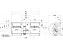 Blower fan SPAL 12V 3 SPEED 006 A40 22 Catalog number of the part 006 a40 22