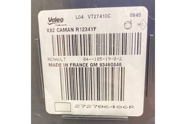 Calefactor Renault OE 272706486R