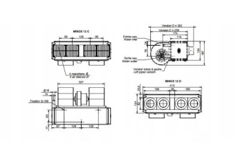 WEBASTO BUS Water heater 24V 12KW 700mh D60 Part manufacturer Siroco