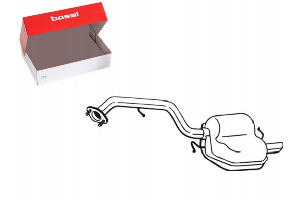 EXHAUST SYSTEM SILENCER REAR MAZDA 5 1 8 2 0 02 05 COLLISION Assistant 34