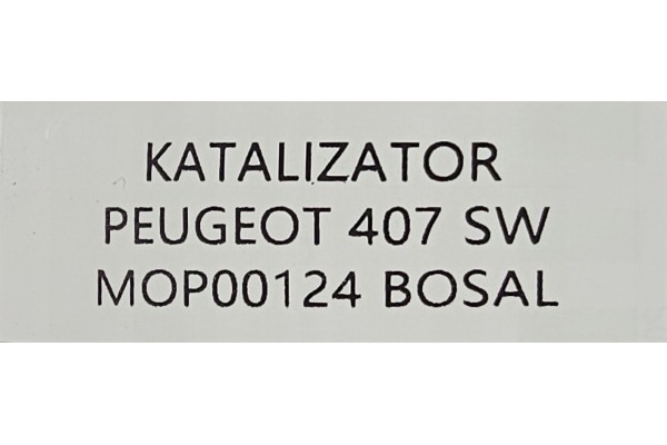 NEW CATALYST GOLF IV BORA AND NEW BEETLE TOLEDO II LEON I OCTAVIA I Quality of parts according to GVO Q original with factory lo