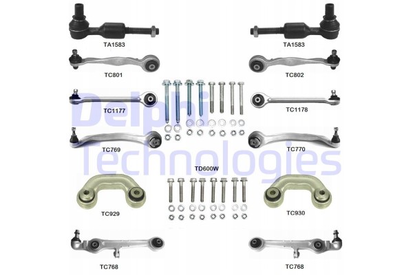 SET OF SUSPENSION ARMS FRONT AUDI A4 B5 A6 C5 Car type passenger cars