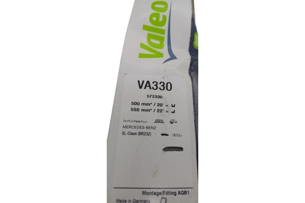 2X FRONT WIPER BLADES 500 MM 550 MM VALEO MERCEDES CLASS SL R232 2022 Car type passenger cars