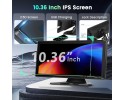 Car Radio Portable Car Screen10 36 inch CarPlay 2x Cameras Part manufacturer no brand