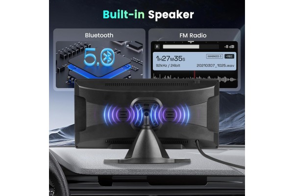 Car Radio Portable Car Screen10 36 inch CarPlay 2x Cameras Customs tariff code 85258900