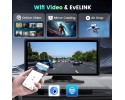 Car Radio Portable Car Screen10 36 inch CarPlay 2x Cameras Batteries included no