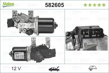 582605 WIPER MOTOR RENAULT KANGOO 02 08 FRONT Installation side front
