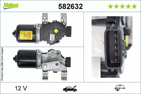 582632 VAL WIPER MOTOR RENAULT TWINGO III 09 14 FRONT Part manufacturer Valeo