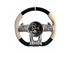 MERCEDES NEW HEATED STEERING WHEEL AMG WOOD CLS53 E63 GT63 A0004608913