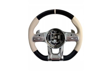 MERCEDES NEW HEATED STEERING WHEEL AMG WOOD CLS53 E63 GT63 A0004608913