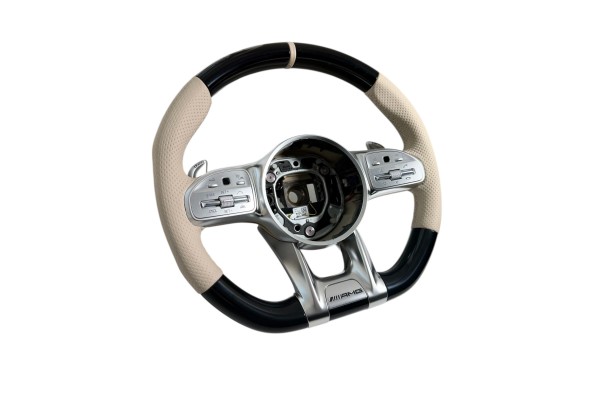 MERCEDES NEW HEATED STEERING WHEEL AMG WOOD CLS53 E63 GT63 A0004608913 Catalog number of the part MB AUTO MERCEDES NOWA KIEROWNI