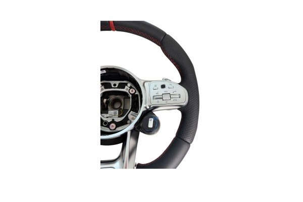 MERCEDES STEERING WHEEL AMG NEW A0004609908 A2059007044 A45 CLA45 C63 E63 G63 Installation side left