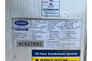 Unidad de refrigeración CARRIER VECTOR 1950 MT