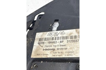 Webasto VOLVO V70 III BW 6G9N18K463BP 2 0L gasoline 157kW 2012 Catalog number of the part 6G9N18K463BP