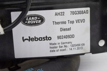 PARKING HEATER WEBASTO LAND ROVER DISCOVERY 70G308AG Part manufacturer Land Rover OE