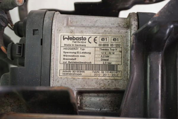 PARKING HEATER WEBASTO VW GOLF PLUS 1K0815007BQ 9019084A Version European