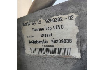 Parking heater Webasto Set BMW 5 F10 F11 9250302 Customs tariff code 87089997