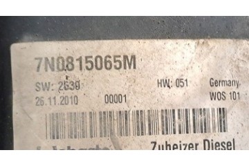 VW SHARAN ALHAMBRA 7N 10 22R WEBASTO PARKING HEATER 7N0815065M Part manufacturer Volkswagen OE