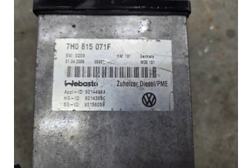VW T5 parking heater WEBASTO 7H0815071F Part manufacturer Volkswagen OE
