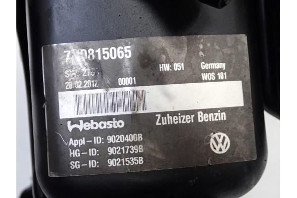 WEBASTO PARKING HEATER 7N0815065 SHARAN II ALHAMBRA II 7N 1 4 TSI 12R Car type passenger cars